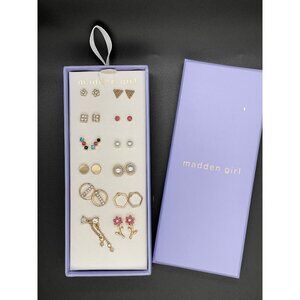 NEW IN BOX Madden Girl Earrings - 12 pair